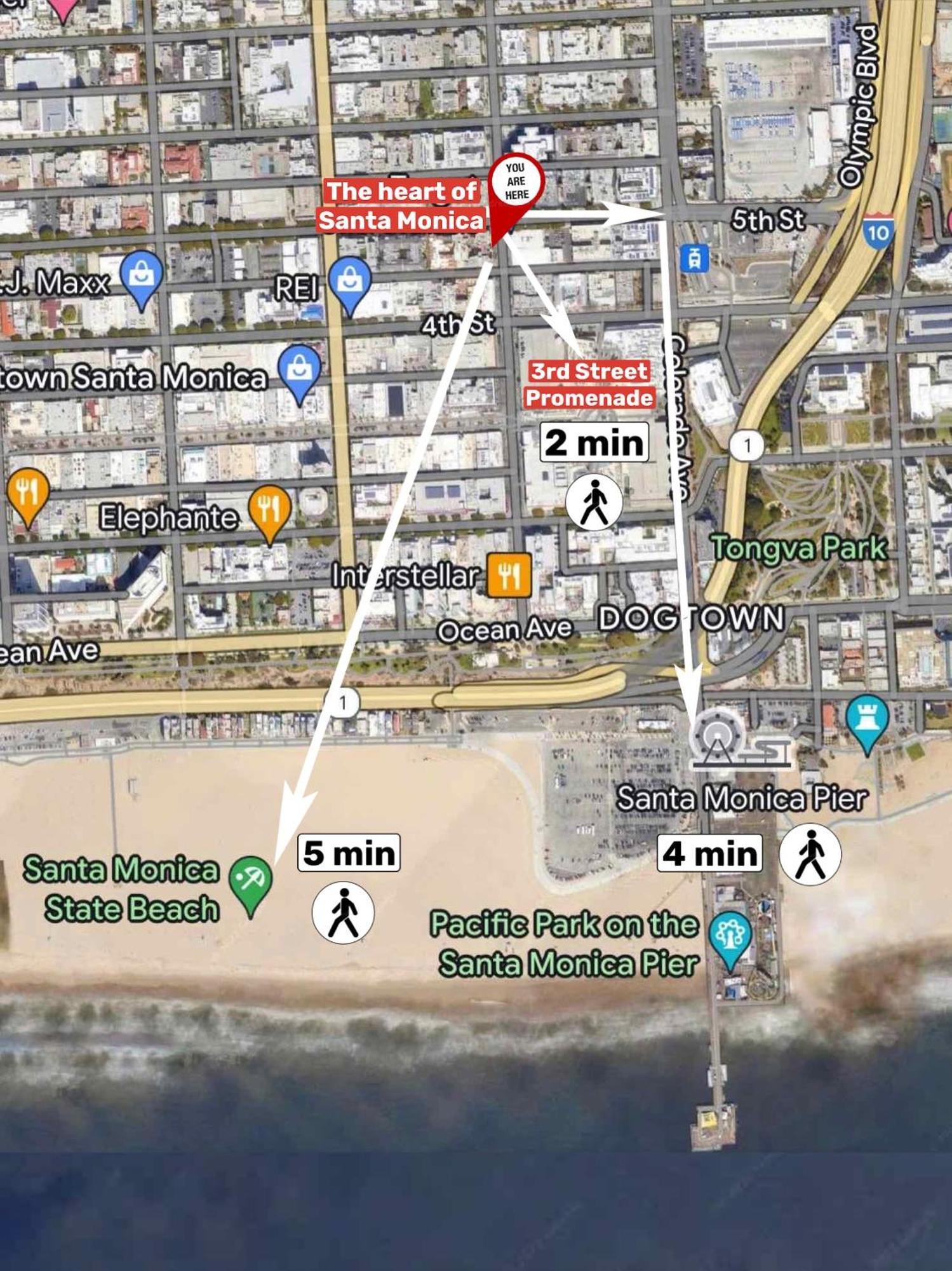 6 Modern 2 Bdr Apartment Santa Monica Pier Los Angeles Luaran gambar